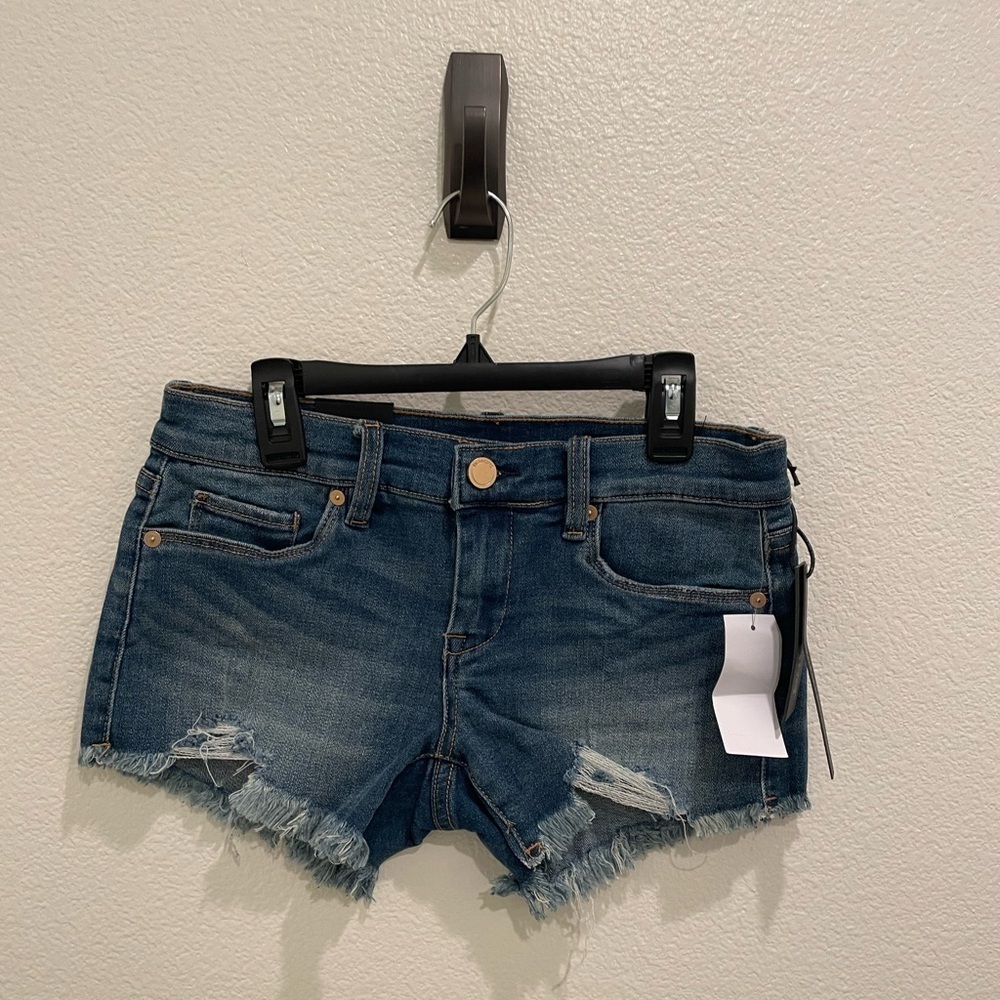 NWT BLANK NYC The Astor Cut Off Denim Shorts Size 24
